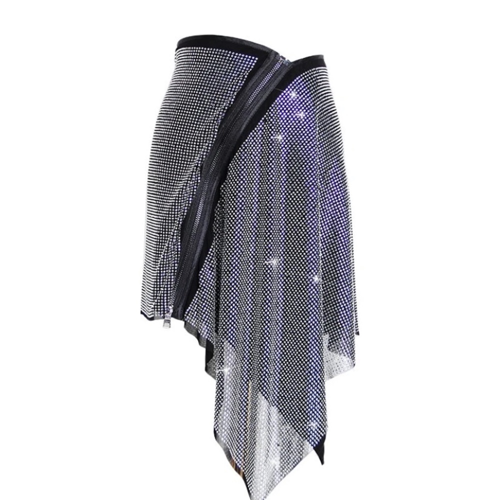 Metallic skirt